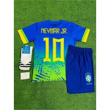 Legent Lady Neymar J.r.. 2024-25 Sezon Özel Tasarımlı Çocuk Forması 4'lü Set