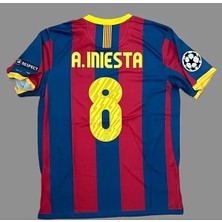 Legent Lady F.c B.a.r.c.e.l.o.n.a 2011 Şampiyonlar Ligi Finali Andrés Iniesta Nostalji Forması