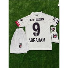 Legent Lady Beşiktâş' 2026 Tammy Abraham Yeni Sezon Deplasman Beyaz Çocuk Forması 4'lü Set