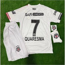 Legent Lady Beşiktâş' 2026 Ricardo Quaresma Yeni Sezon Deplasman Beyaz Çocuk Forması 4'lü Set