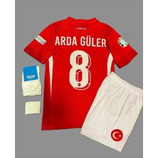 Legent Lady A.r.d.a. G.ü.l.e.r. Euro 2024 Milli Takımı Deplasman Çocuk Forması 4'lü Set