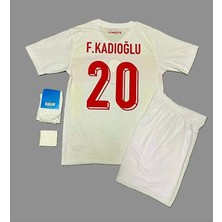 Legent Lady Ferdi Kadıoğlu Türkiye Milli Takımı Euro 2024 Iç Saha Taraftar Çocuk Forması 4'lü Set
