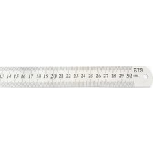 Svoria Store Mey Ithalat® Bts 12251 Çelik Cetvel 15 cm 12 mm