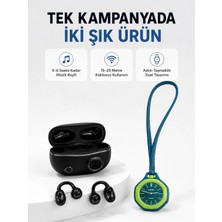Svoria Store Mey Ithalat® Yeşil Çanta Charm Saat ve Kablosuz Bluetooth Kulaklık Ikili Kampanya Seti Günlü