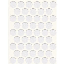 Svoria Store Mey Ithalat® Yapışkanlı Vida Tapası (Beyaz) 10 mm