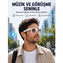 Svoria Store Mey Ithalat® Kameralı Akıllı Gözlük Bluetooth Telefon Görüşmeli Video Fotoğraf Kayıtlı