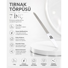 Loony Çelik Tırnak Törpüsü 7 İnç 1 Adet Steril Edilebilir Hassas Törpüleme