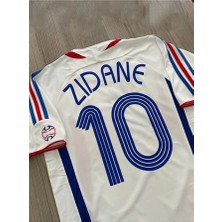Legent Lady Fransa 98 Dünya Kupası Zinedine Zidane Deplasman Forması (Beyaz)