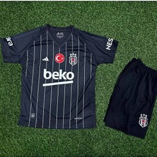 Legent Lady BEŞIKTAŞ./.2024/2025 Yeni Sezon.\\deplasman Siyah Kısa Kol Çocuk Forma