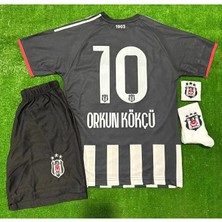 Legent Lady Beşiktâş' 2026 Orkun Kökçü Yeni Sezon Iç Saha Parçalı Çocuk Forması 4'lü Set