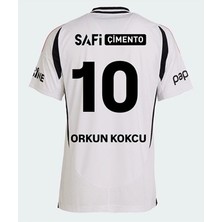 Legent Lady Beşiktâş' 2024/25 Yeni Sezon Orkun Kökçü Alternatif Beyaz Haritalı Yetişkin Forması