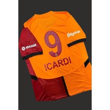 Legent Lady Sarı-Kırmızı Mauro. Icardi. 9 .galatasaray. Iç Saha Parçalı Forması