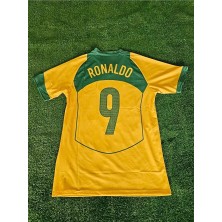 Legent Lady Brezilya 1998 Dünya Kupası Finali Profesyonel Ithal Kalite Ronaldo Iç Saha Retro Forması