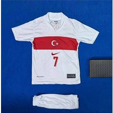 Legent Lady Türkiye Milli Takım Beyaz Deplasman Çocuk Forması 4'lü Set
