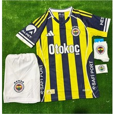Legent Lady Fen'erb'ahç'e 2026 #isimsiz# Iç Saha Çocuk Forması 4lü Set Şort/çorap/bileklik