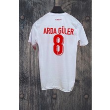 Legent Lady A Milli Takım Arda Güler 8 Beyaz Yetişkin Taraftar Forması