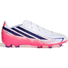 Adidas F50 Hyperfast League Firm Ground Football Boots Kids Beyaz Erkek Krampon KK1397