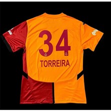 Legent Lady 2024/2025 Gâlatâsarây.y Yeni Sezon T.o.r.r.e.i.r.a 34 Iç Saha Forması Spor T-Shirt