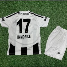 Legent Lady BEŞIKTAŞ./.2024/2025 Yeni Sezon Immobile.\\iç Saha Çubuklu Kısa Kol Çocuk Forma
