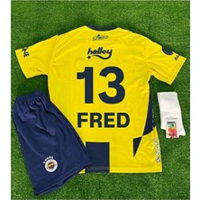 Legent Lady F̸e̸n̸r̸b̸a̸h̸ç̸e̸ 2024/25 Beş Yıldızlı Fred 13 Numara Iç Saha Çocuk Forması 4 Lü Set
