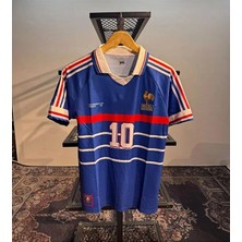 Legent Lady Fransa Zidan Retro Mavi Milli Takım Forma