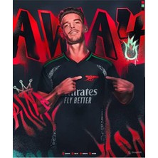 Legent Lady Arsenal Siyah 2024/25 Deplasman Forması Isimsiz Formaa