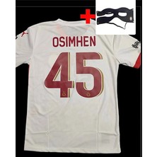 Legent Lady Yeni Sezon Gs/gâlatâsarây.y Yeni Sezon O.s.i.m.h.e.n 45 Deplasman Beyaz Forması Spor T-Shirt