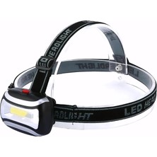 Brf Store Sidelyasell 500 Lümen Pilli LED Kafa Feneri – Şarjlı ve Ayarlanabilir Baş Bandı, Güçlü Cob LED Kafa