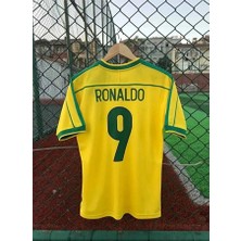 Legent Lady Brezilya Nostalji 1998 Iç Saha Ronaldo Retro Forması