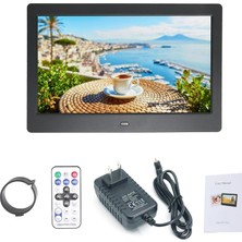 Brf Store Sidelyasell 10.1 Inç Dijital Fotoğraf Çerçevesi Masaüstü Elektronik Albüm IPS Ekran Fotoğraf/video/m