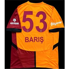 Legent Lady 2024/25-GÂLÂTASARÂY'BARIŞ'-ALPER' 53 Iç Saha Parçalı Çocuk Forması Çorap Hediyeli Spor T-Shirt