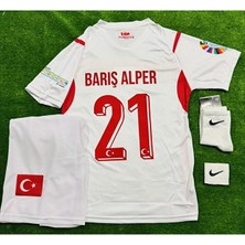 Legent Lady Türkiye 2026 Barış Alper Yeni Sezon Deplasman Beyaz Çocuk Forması 4 Lü Set