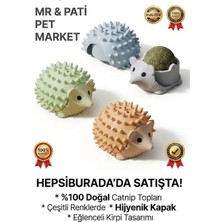 Kardelen Pet Mr & Pati Pet Market - %100 Doğal Catnip Topları & Yeşil Kirpi Kedi Oyuncak
