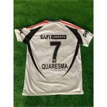 Legent Lady Kara Kartal 2024-25 R. Quaresma 7 Alternatif Beyaz Halı Saha Yetişkin Futbol Forması