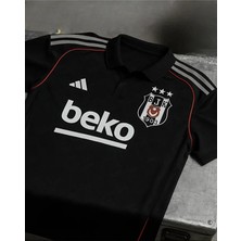 Legent Lady B̴e̴ş̴i̴k̴ ̴t̴a̴ş̴ 2025/26 Alternatif Yakalı Yetişkin Taraftar Forması T-Shirt