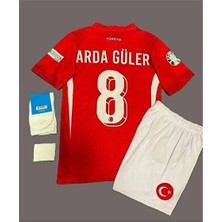 Legent Lady Arda Güler Türkiye Milli Takımı Euro 2024 Çocuk Forması 4'lü Set