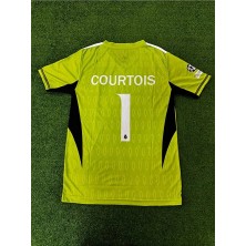 Legent Lady Courtois 1 Kaleci  'real-Madrid-Cf' Yeni Sezon Özel Tasarım Futbol Forması 3'lü Takım