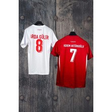 Legent Lady Türkiye A.r.d.a Güler 8 (Beyaz) Kerem Aktürkoğlu 7 (Kırmızı) 2 Li Set Forması Çorap Hediyeli