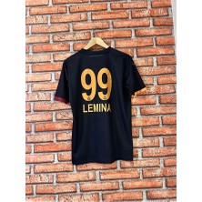 Legent Lady G*a*l*a*t*a*s*a*r*a*y 24/25 Lemina 99 Spencial Beş Yıldızlı Siyah Yetişkin Taraftar Forması