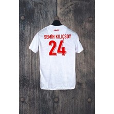 Legent Lady Türkiye Milli Takım Euro 2024 Semih Kılıçsoy 24 Beyaz Forması