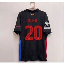Legent Lady F.c B.a.r.c.e.l.o.n.a 2024/25 Yeni Sezon Dani Olmo 20 Deplasman Forması (Black)
