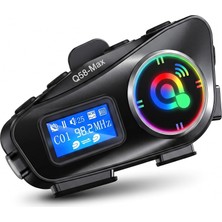 Brf Store Veltrolab Q58-MAX Motosiklet Kask Intercom Seti, LCD Ekranlı & Hafıza Kartlı Kask Içi Bluetooth Kula