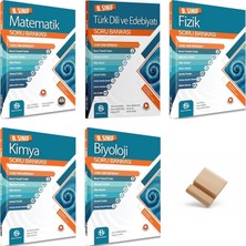 Karma Kitaplar 9. Sınıf Mat Ed. Fizik Kimya ve Biyoloji 5li Set Bilgi Sarmal Soru Bankası + Telefon Standı