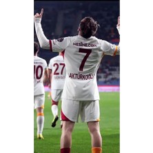 Legent Lady 2024/25 Galatâsarây. #7/.kerem/aktürkoğlu. Deplasman Forma 5-Yıldız Beyaz
