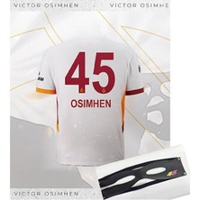 Legent Lady 2023/2024 Sezon Victor OSIMHEN45 Deplasman Beyaz Futbol Formasıı Maske Hediyeli