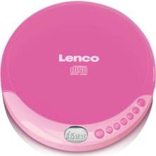 Brf Store Veltrolab Lenco CD-011PK - Taşınabilir CD Çalar Pil Şarj Fonksiyonlu - LCD Ekran - Diskman - Cd-Walk
