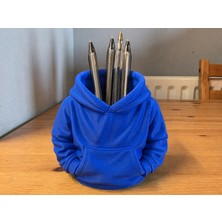 Brf Store Veltrolab Kapüşonlu Sweatshirt Kalemlik – 3D Baskı Masaüstü Organizer-Mavi