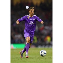 Legent Lady Ronaldo Realmadrid Mor Final Cardiff Efsane Futbol Forması Uzun Kol