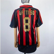 Legent Lady Retro Gennaro Gattuso Kırmızı/siyah Yetişkin Forması