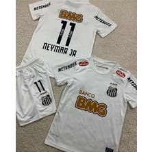Legent Lady Neymar Jr #11 Santos Yeni Sezon Çocuk Futbol Forması Çorap Hediye
